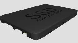 SSD Solid State Drive sata 3D model