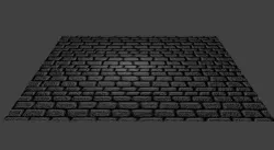 Stone pavement low poly Low-poly  3D model