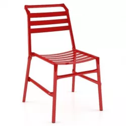 Straw O35  Modern Metal Chair 3D model