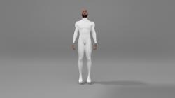 Superhero 3D model