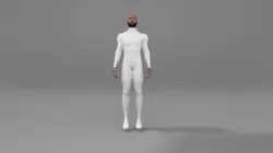 Superhero 3D model