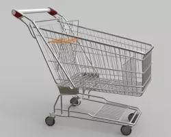 SUPERMARKET TROLLEY 3D model