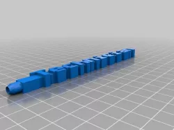 tech Retro Font Word Pen