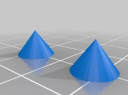 test cones