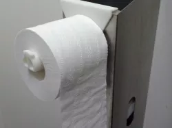 Toilet Roll Holder for work dunny cubicles