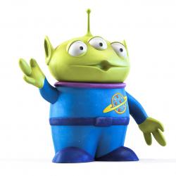 Toy Story Alien Low-poly  3D model