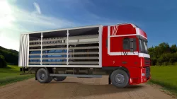Truck with water system parts 3D model
