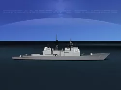 USS Vella Gulf CG-72 LP Low-poly  3D model