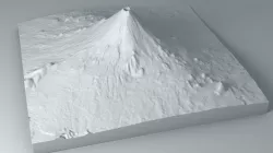 Volcano Untextured 3D model