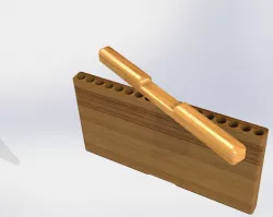 Wooden Cigarette Case CIGBOX 3D model