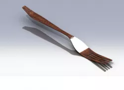 wooden fork