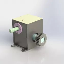 Worm  Gear Box 3D model