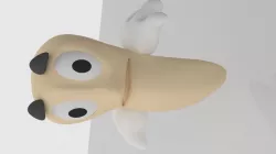 Wormy Character 3D model
