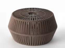 Zigzag Pouf 3D model