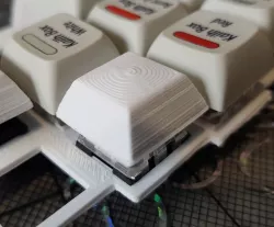 1U "DSA" convex keycap