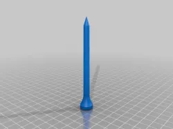 4" golf tee