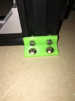 Aluminium profile mounting brackets