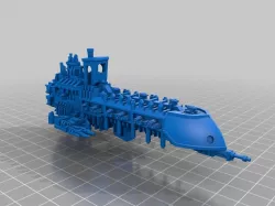 Battlefleet Gothic-Benchy class joke (sliced re-upload)