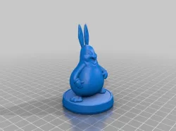 Big Chungus but with an appropriate number of polygons and support for teeth