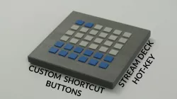 Custom shortcut buttons/stream deck - Aaqu Keyboard v1.0