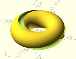 Customizable Bearing Captured in Möbius Cut