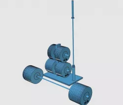 Desktop Weightlifting Set