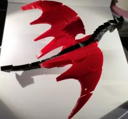 Dragon with 2 wings and 4 legs 