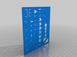 ELECTRONICS COMPONENT STENCIL