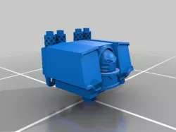 Evil automated super soldier sarcophagus
