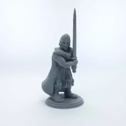 Fighter with Greatsword - RPG Miniature