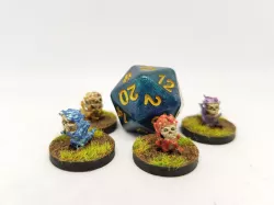 Flameskull for 28mm Tabletop gaming