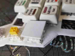 Flat keycap for MX switch or Kailh Box switch