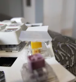 Flat keycap with 10° incline for MX switch or Kailh Box switch