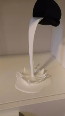 Floating Cup Sculpture Puddle Base