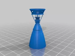 full flow staged combustion cycle rocket engine model