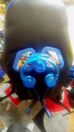Gaming chair headphone hanger