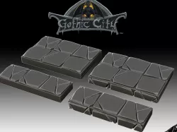 Gothic City Edge Tiles (JOIN our PATREONs)