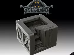 Gothic City Stairs II (JOIN our PATREONs)