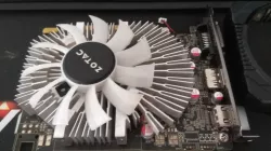 GPU fan repair GTX1050 Zotac