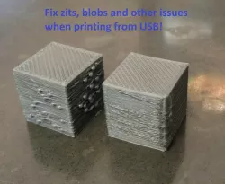 Having trouble with print quality via direct USB connection or Octoprint with your Ender 3? Here's a solution