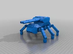 Heavy Artillery 6 legged Ant walker for 28mm wargaming and sci-fi diorma