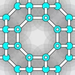 Hypothetical ultralow-density ice RHO / Zeolite RHO.