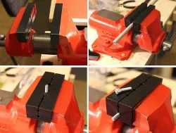 Jaw Inserts for bench vice[vise] YORK 80