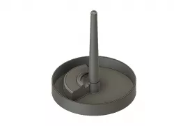 Lost PLA Casting Tree with Tapered Sprue & Pouring Basin
