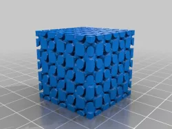 Low Poly D-prime surface SOLID version