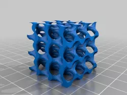 Low Poly Shoen Gyroid SOLID version
