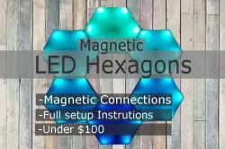 Magnetic LED Hexagons