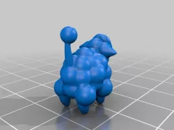 Mareep Sleeping and Standing