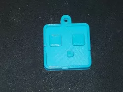 Minecraft Slime Keychain