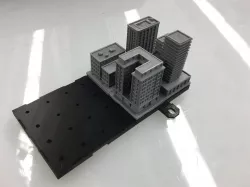 Modular Miniature Model Buildings (Based on Geocraper)